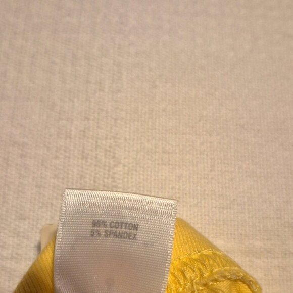 Carter's girls size 6 yellow cropped pull on pants Deadstock 2005, NWT - Picture 6 of 6